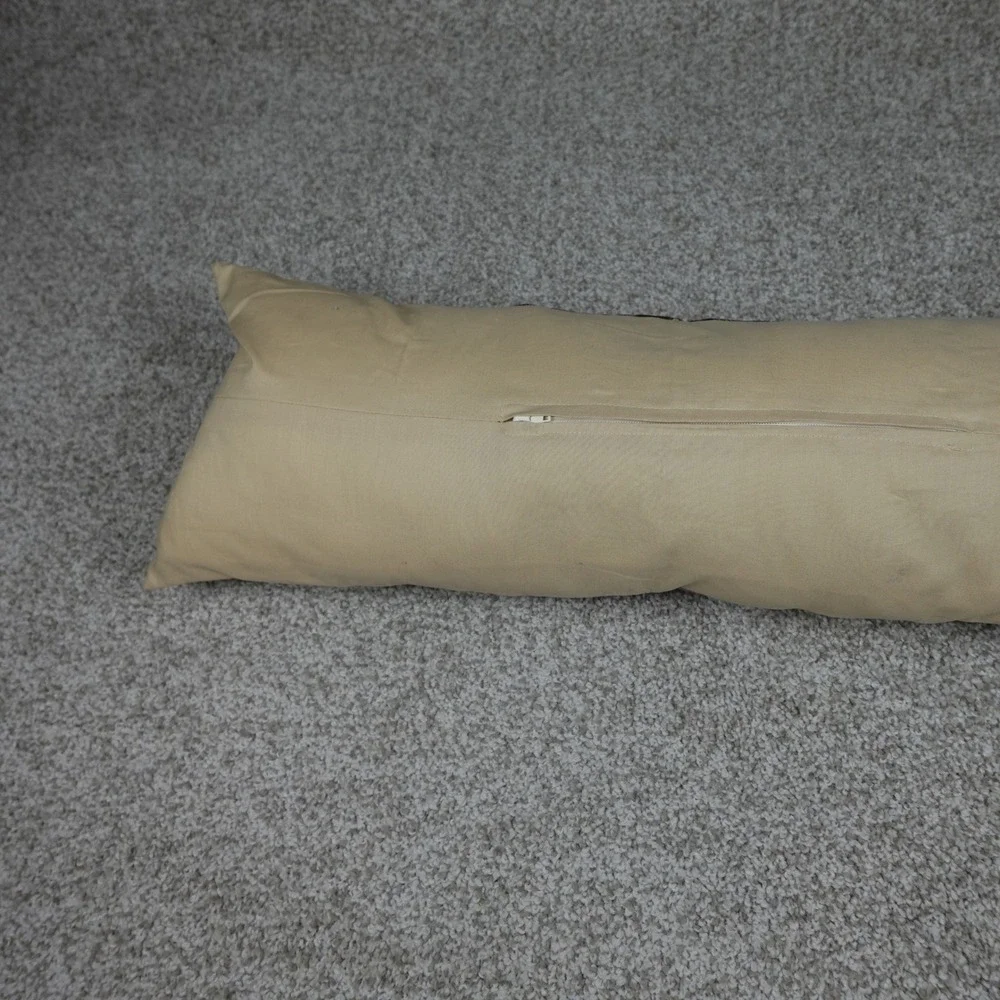 Handmade‎ Patchwork Quilt Lumbar Pillow Mystic Floral Pattern 27.5x10.5